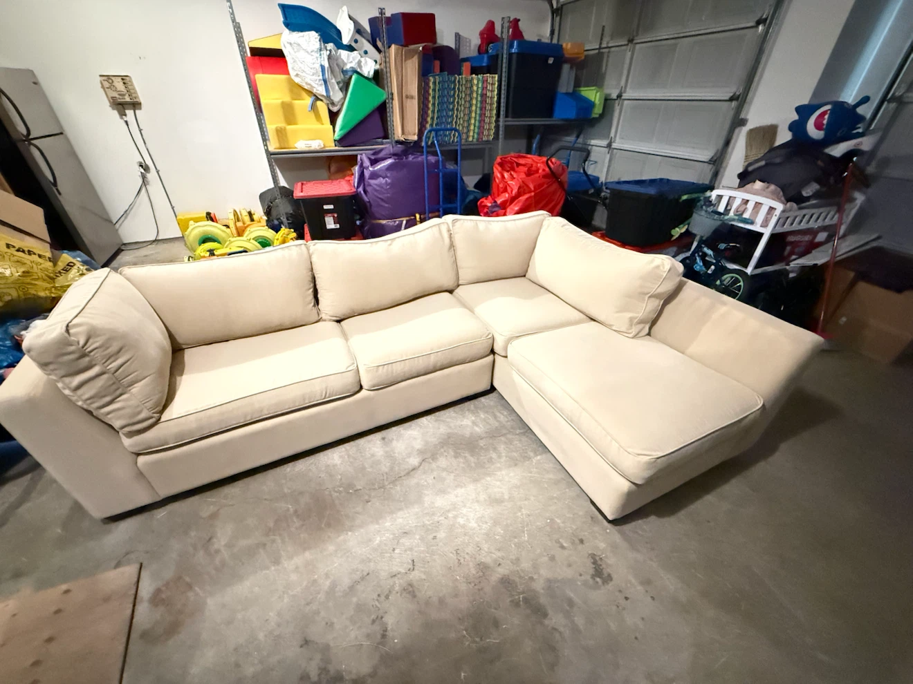 Cream Sectional Sofa