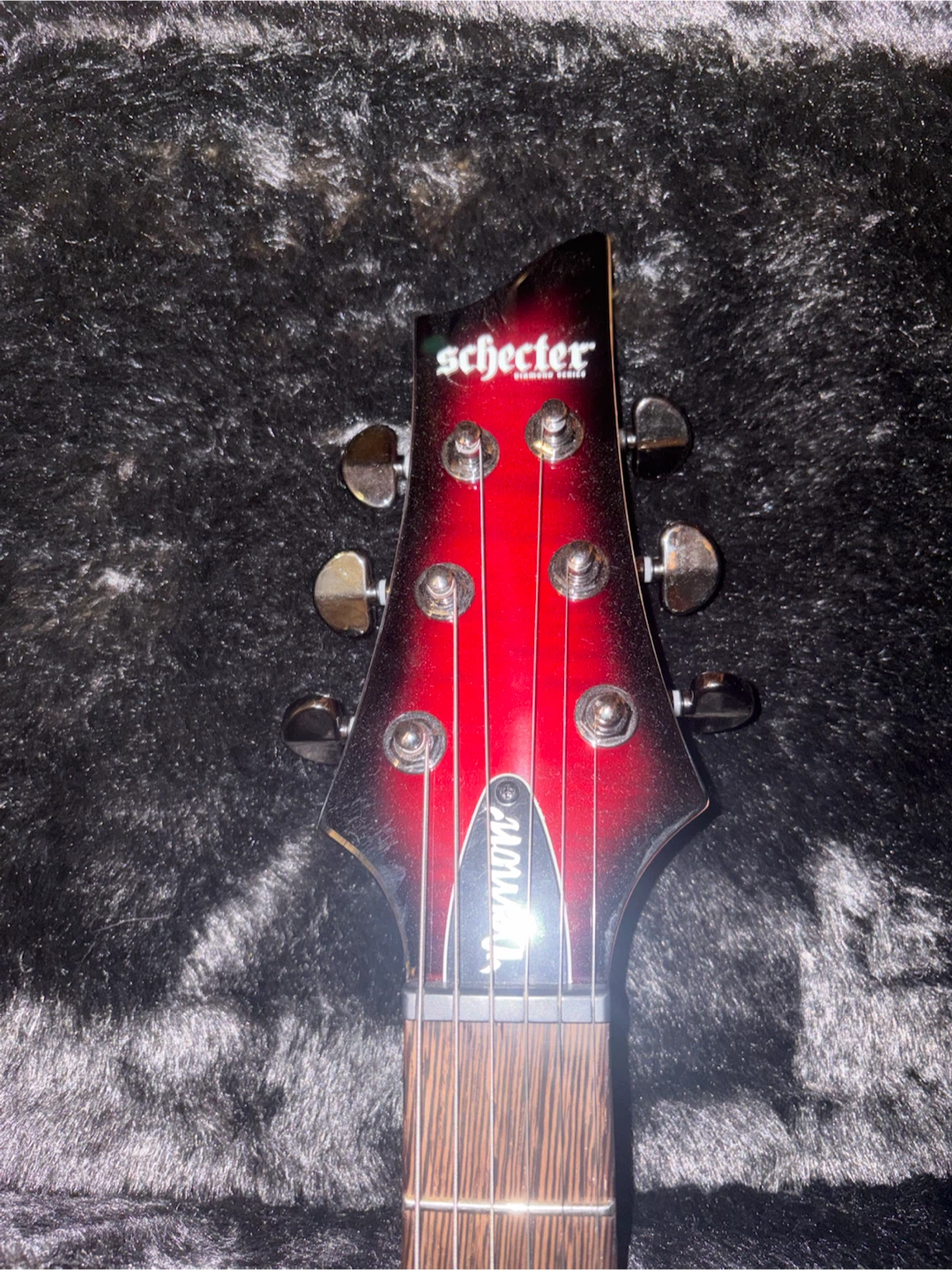 schecter demon 6, perfect condition, comes with hard case - photo 5