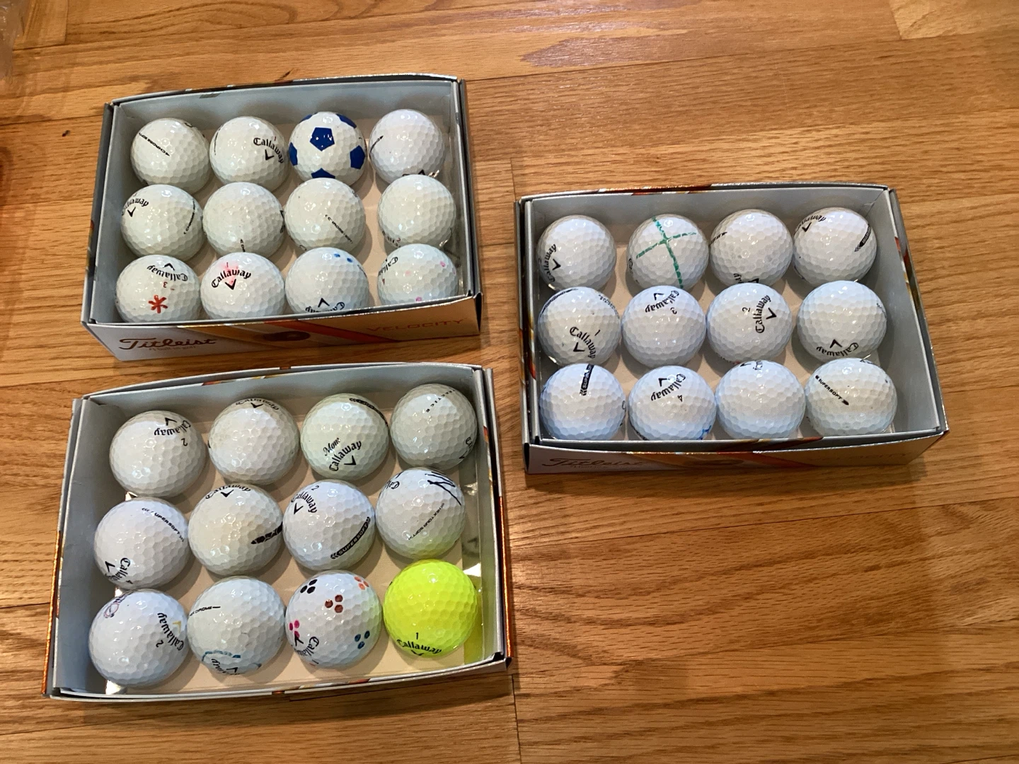 5 Dozen Used Callaway Golf Balls Crome Soft,Super Soft$ Warbird - photo 3