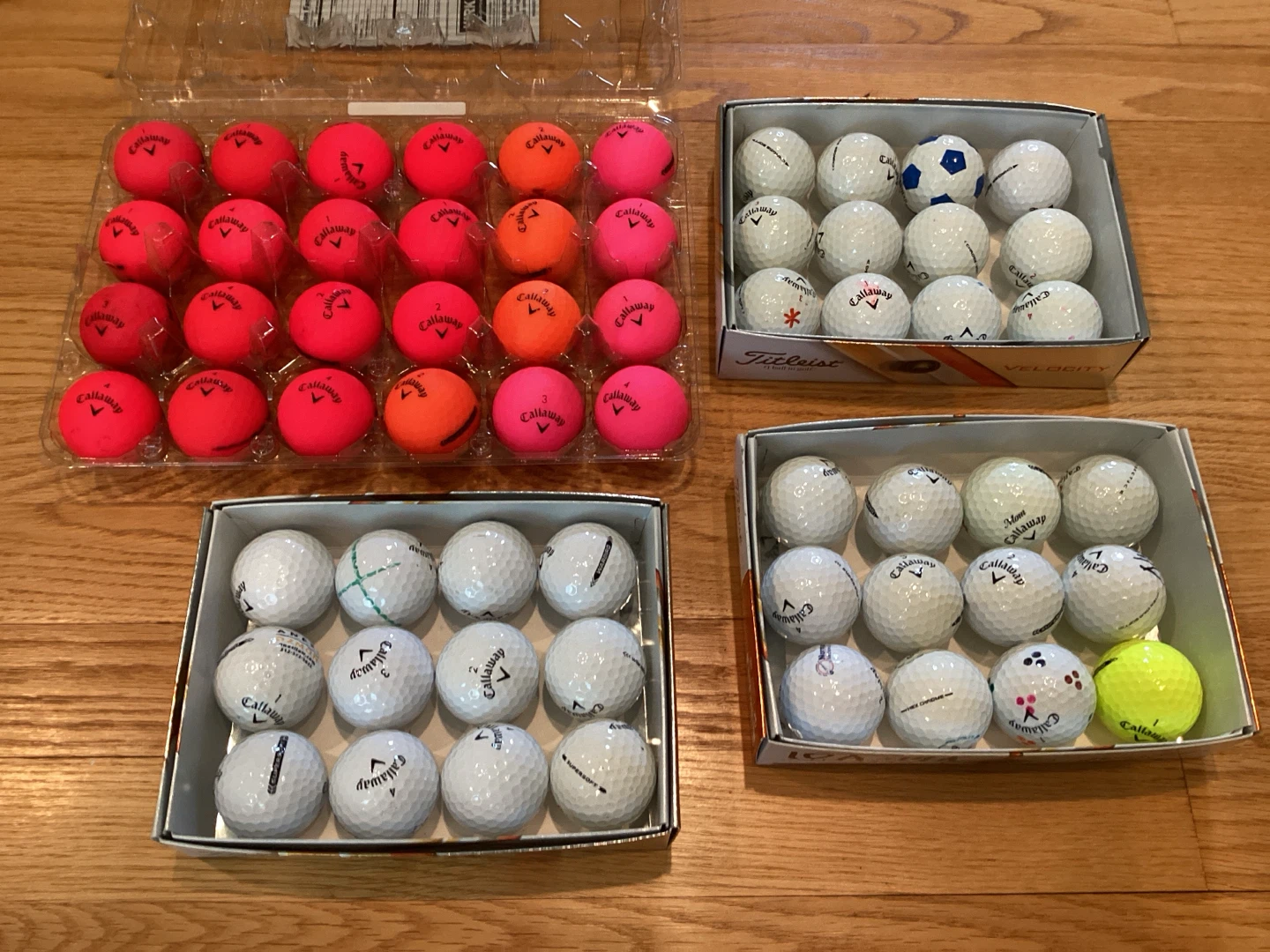 5 Dozen Used Callaway Golf Balls Crome Soft,Super Soft$ Warbird - photo 5