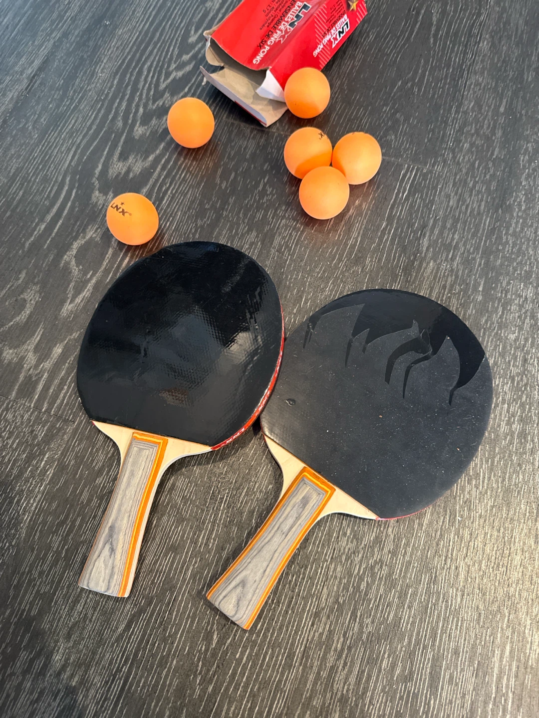 LNXT T-3000 Table Tennis Paddle Set with 5 Balls - photo 3