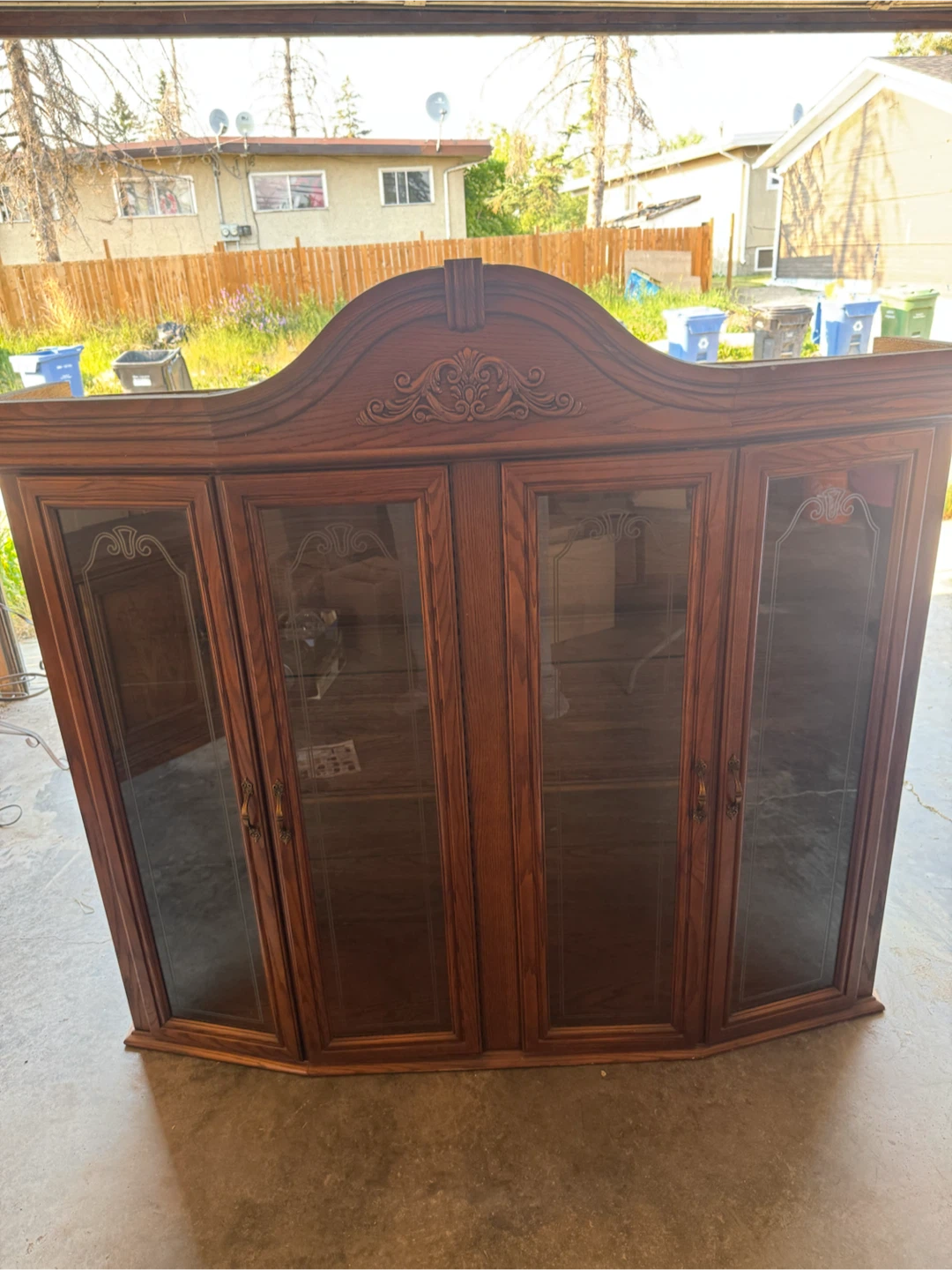 Wooden Curio Cabinet - photo 2