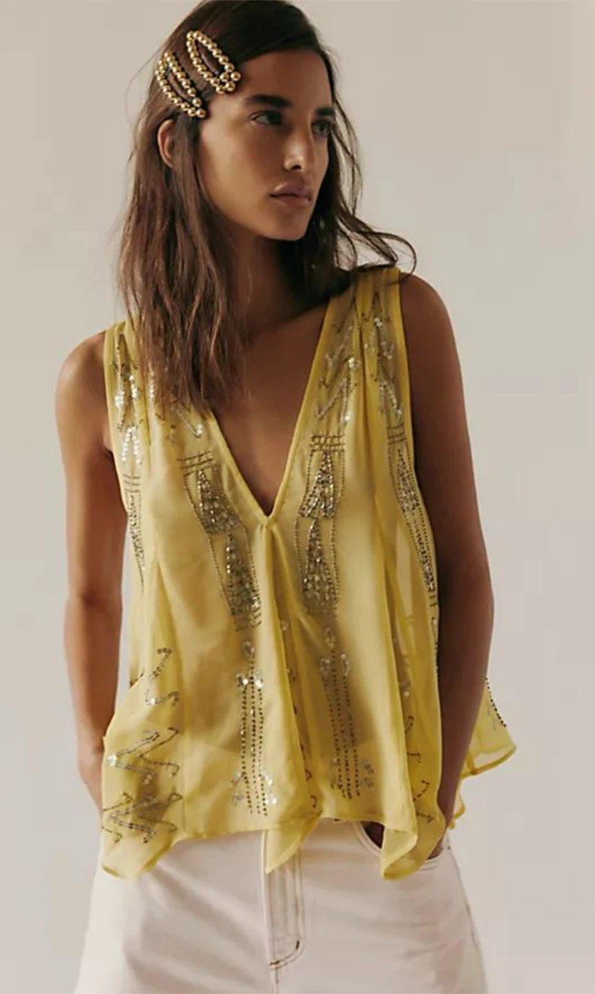 Free People Ibiza Night Top