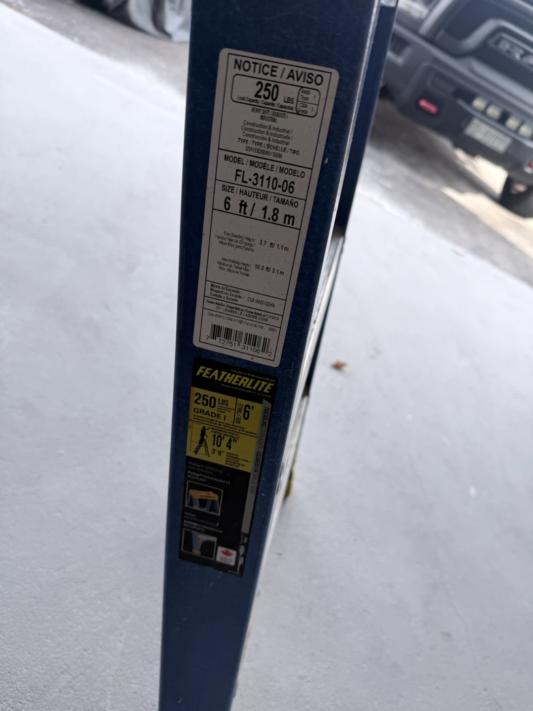 Featherlite 6 ft. A-Frame Ladder - photo 3