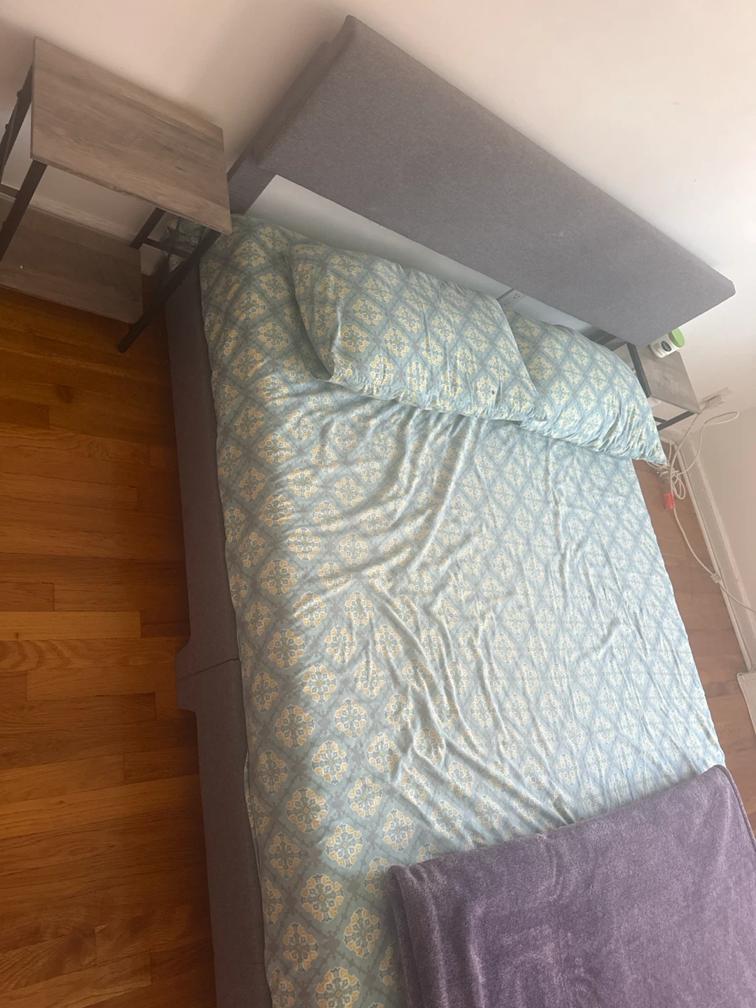 Queen Size Bed Frame with Headboard
