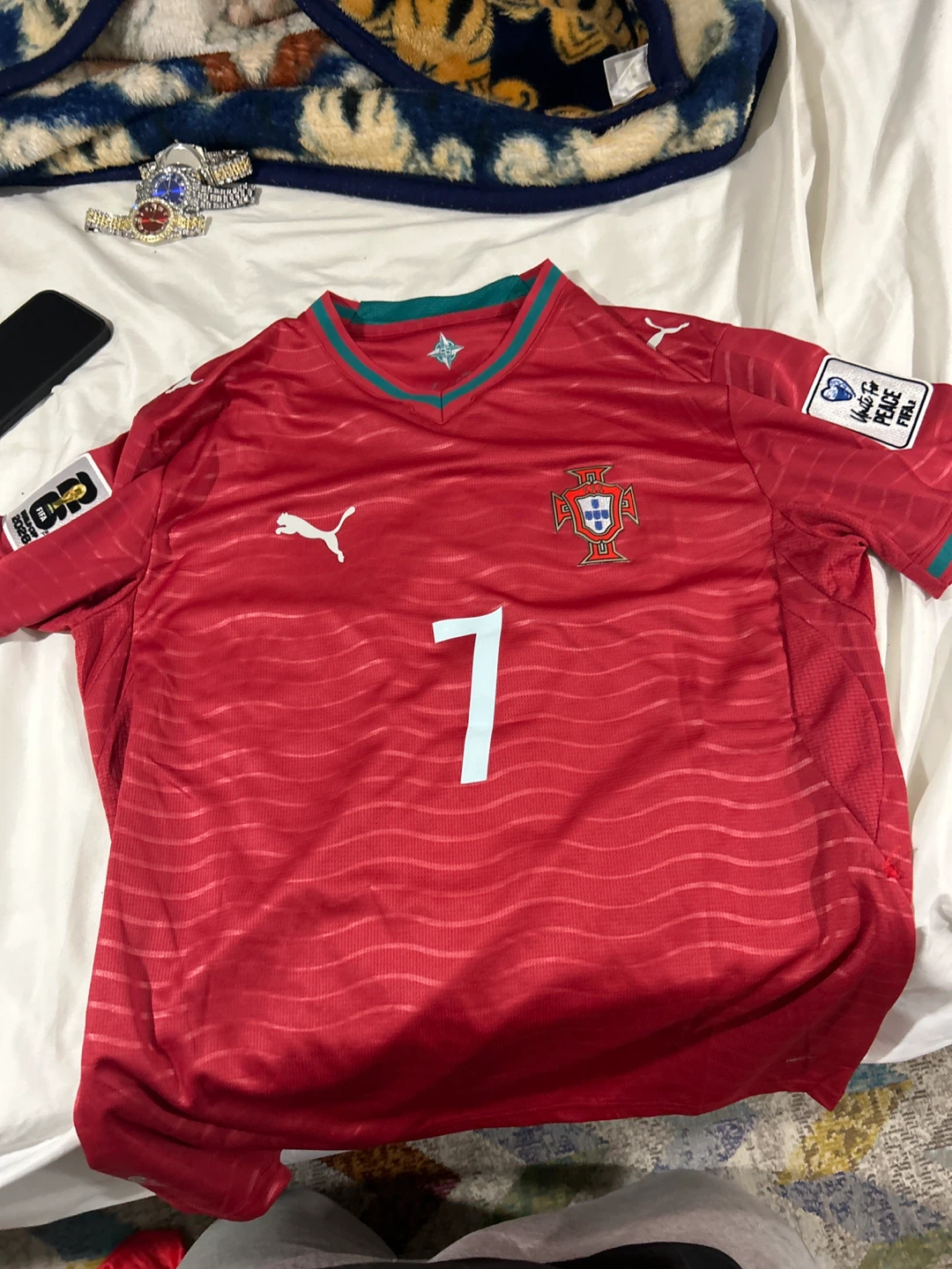 Authentic Portugal Ronaldo jersey  come with bag and tag - photo 5