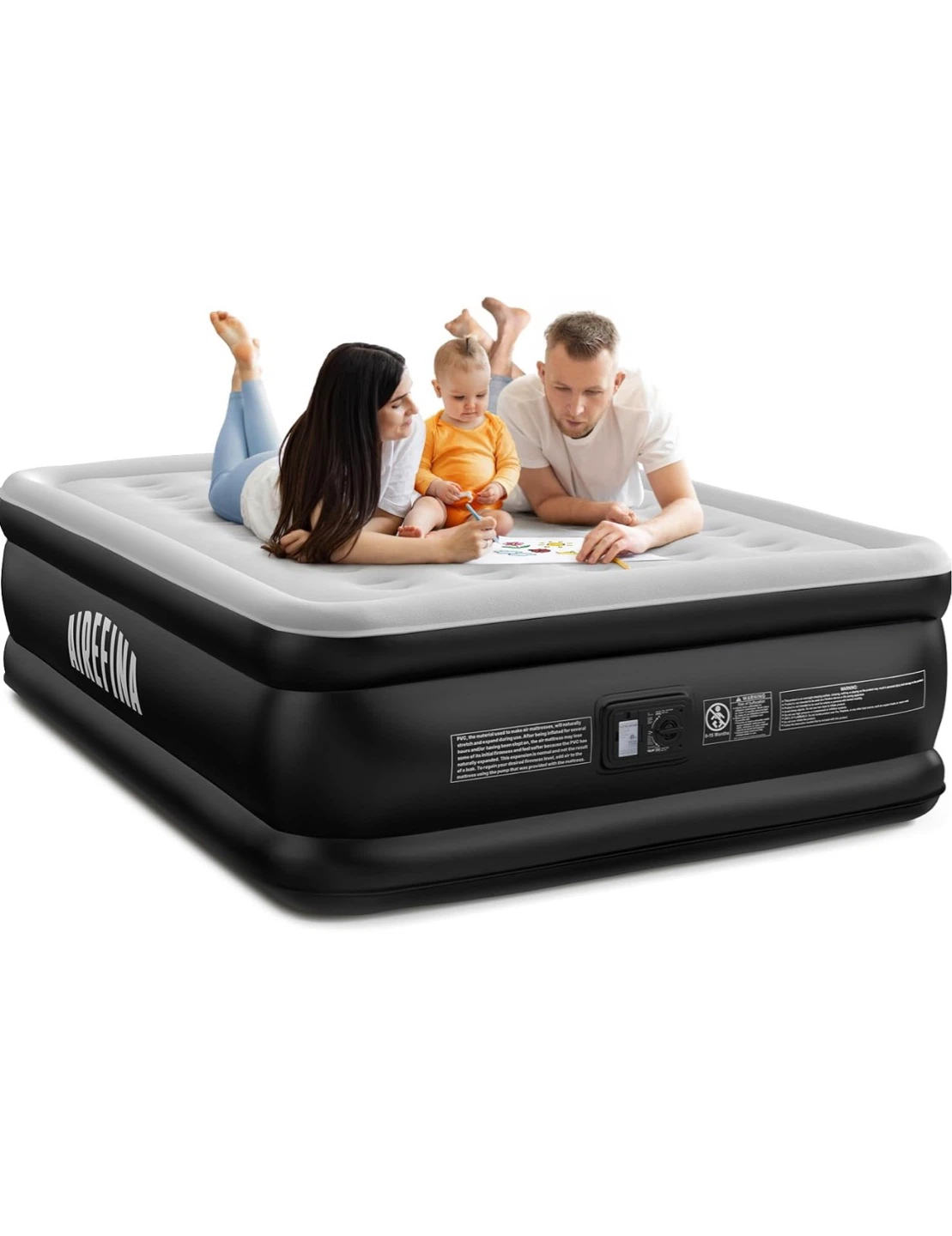 Airefina Air Mattress with Built-in Pump - photo 2