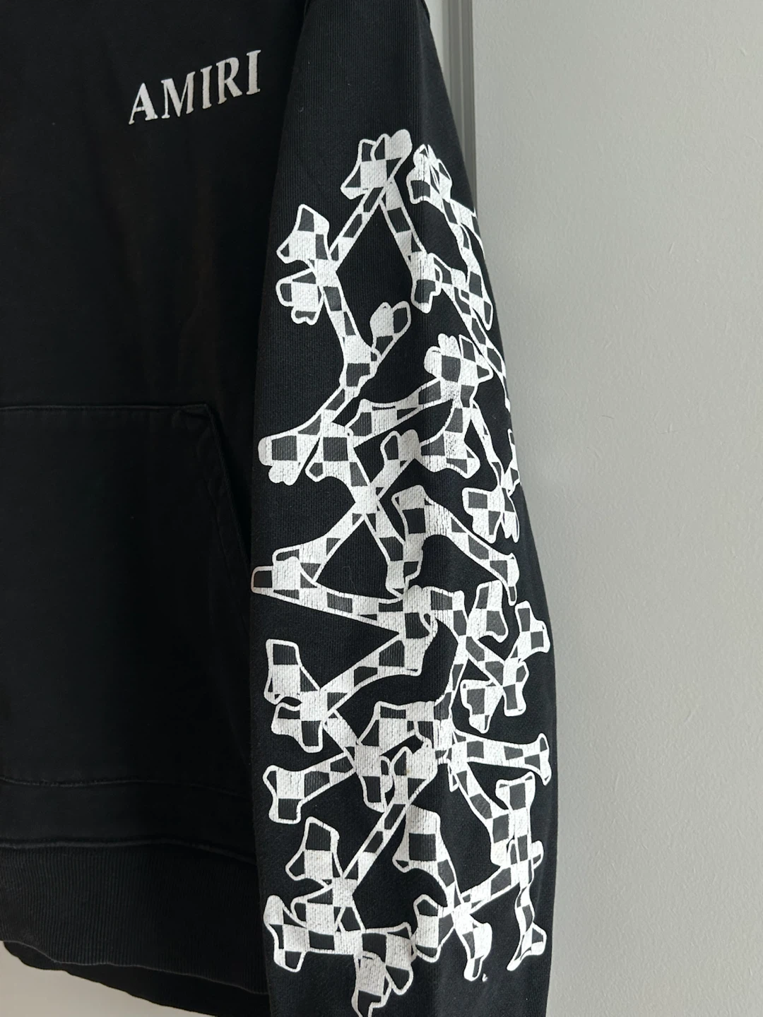 AMIRI Black Bone Print Hoodie - photo 2
