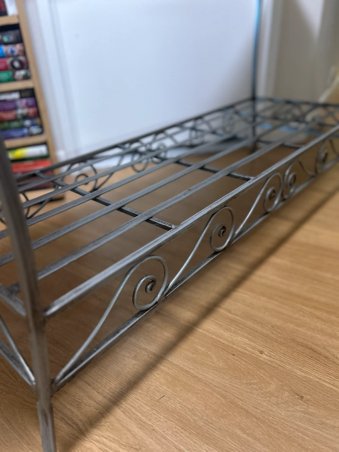 Wicker & Metal Console Table - photo 3
