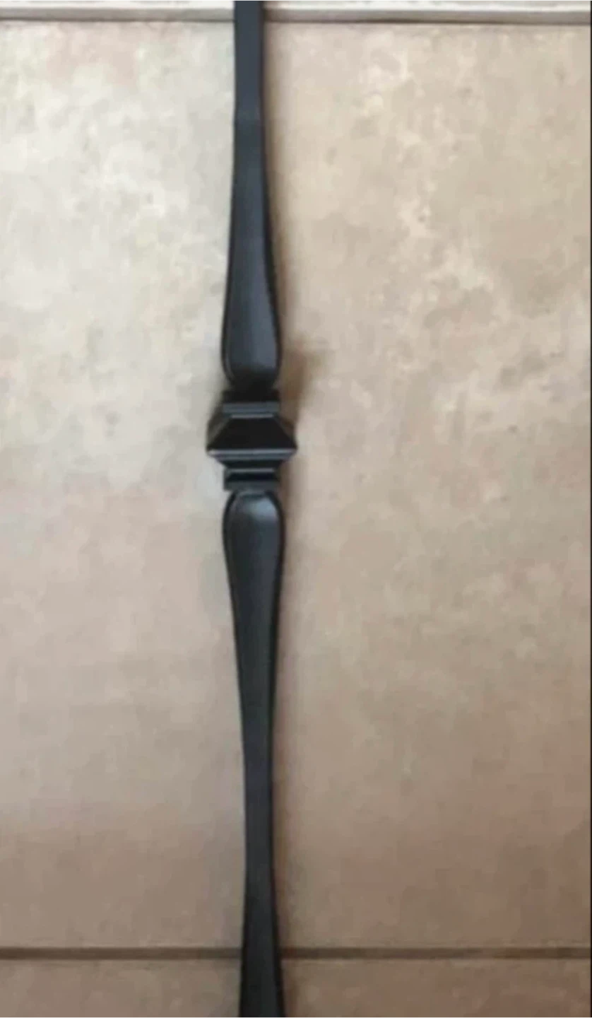 Black decorative metal baluster -Iron Pickets  - Black