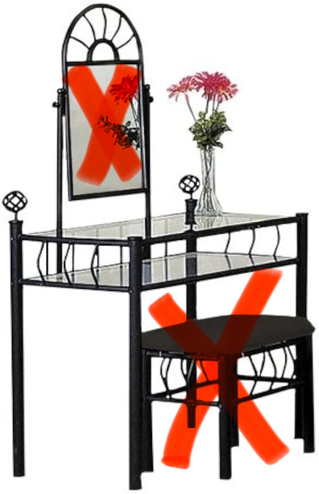 Black Vanity Table