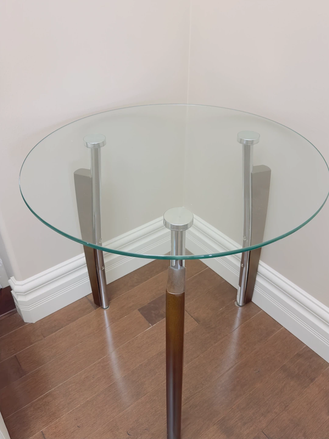 Glass Top Coffee Table with 2 Side Table Set - photo 3