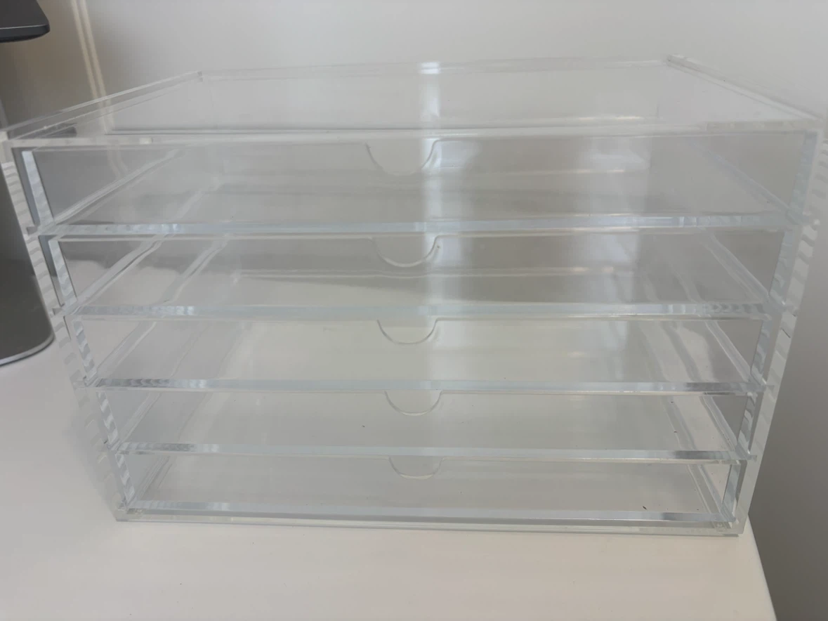 Muji Acrylic Organizer with 5 Drawers