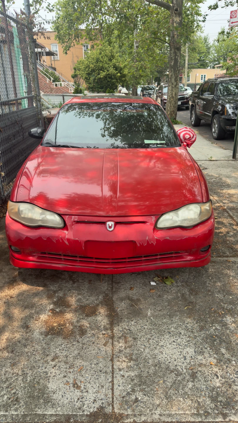 Red Chevrolet Monte Carlo SS