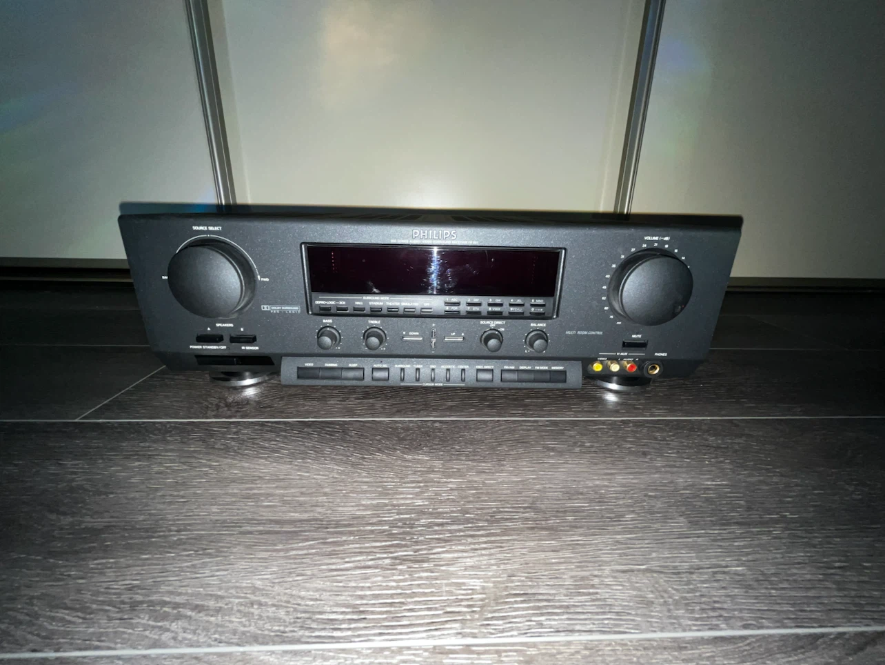 Philips AV Receiver and Double Cassette Deck with Sony Speakers