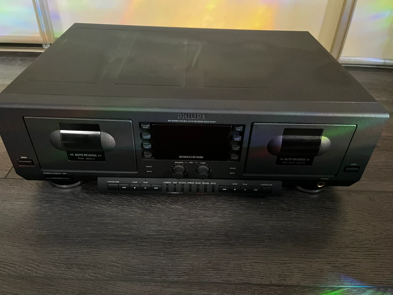 Philips AV Receiver and Double Cassette Deck with Sony Speakers - photo 3