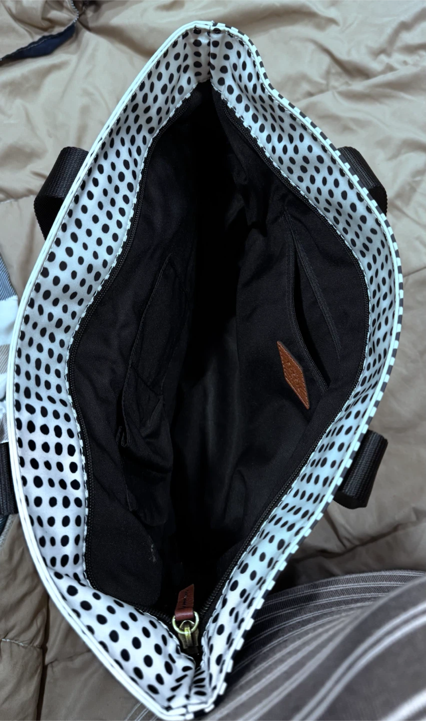 Fossil Polka Dot Tote Bag - photo 2