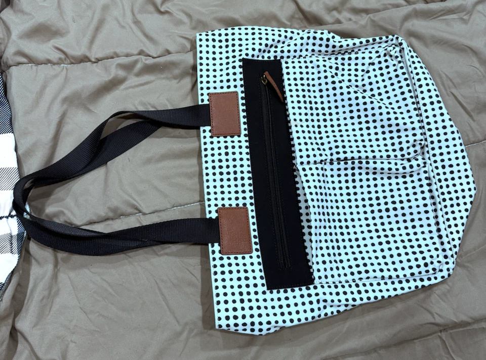 Fossil Polka Dot Tote Bag - photo 3