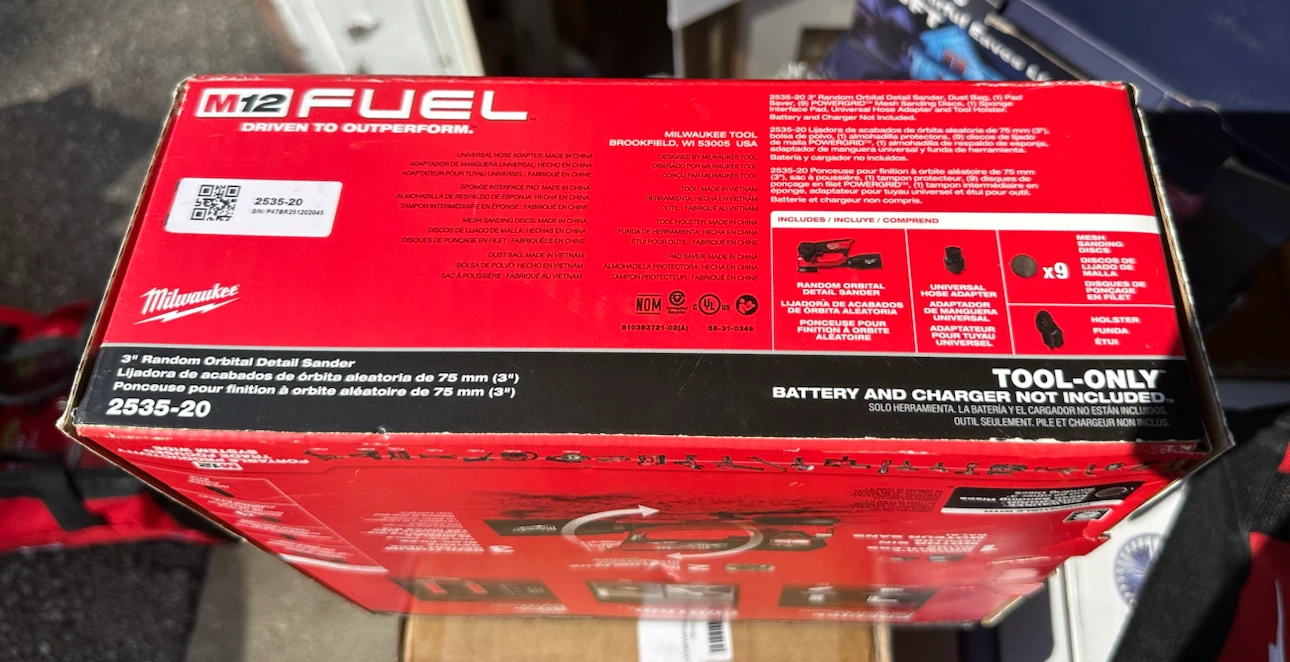Milwaukee M12 FUEL 3" Random Orbital Detail Sander 2535-20 - photo 2