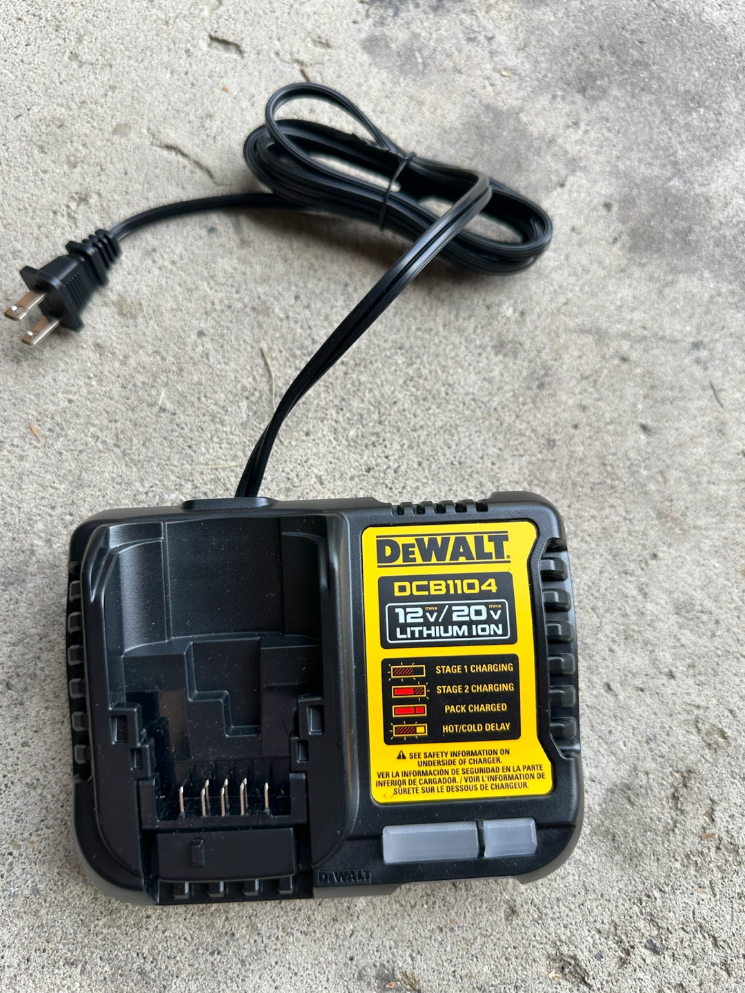 DEWALT DCB1104 12V/20V MAX Li-Ion Battery Charger