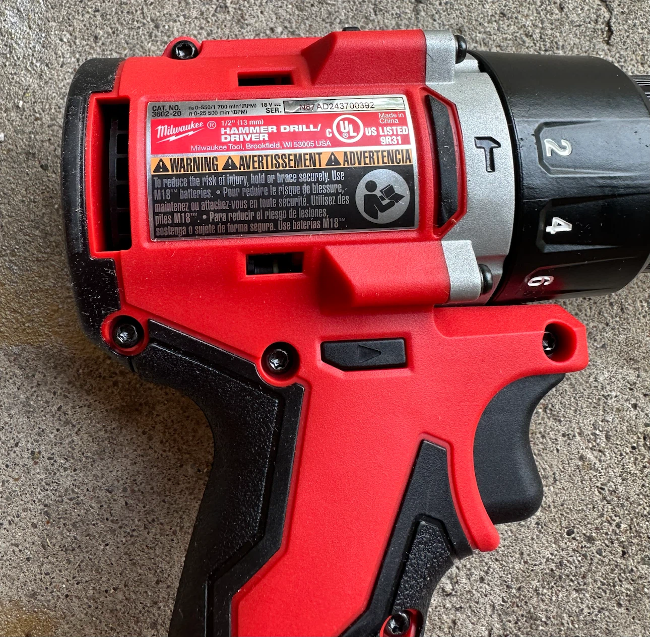 Milwaukee M18 Cordless Drill/Driver 1/2" - photo 2