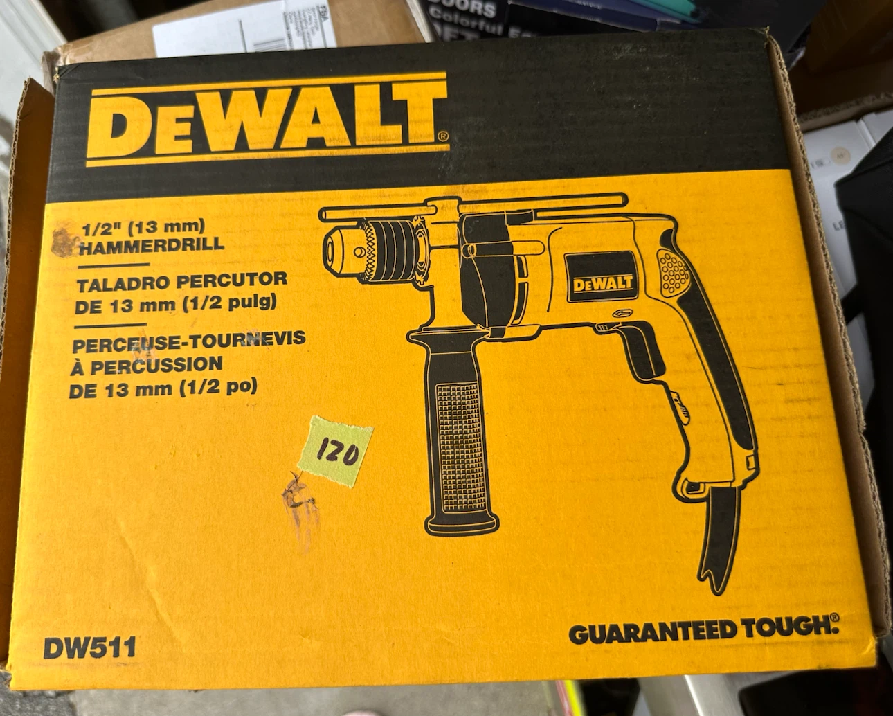DEWALT DW511 1/2" (13 mm) Hammerdrill