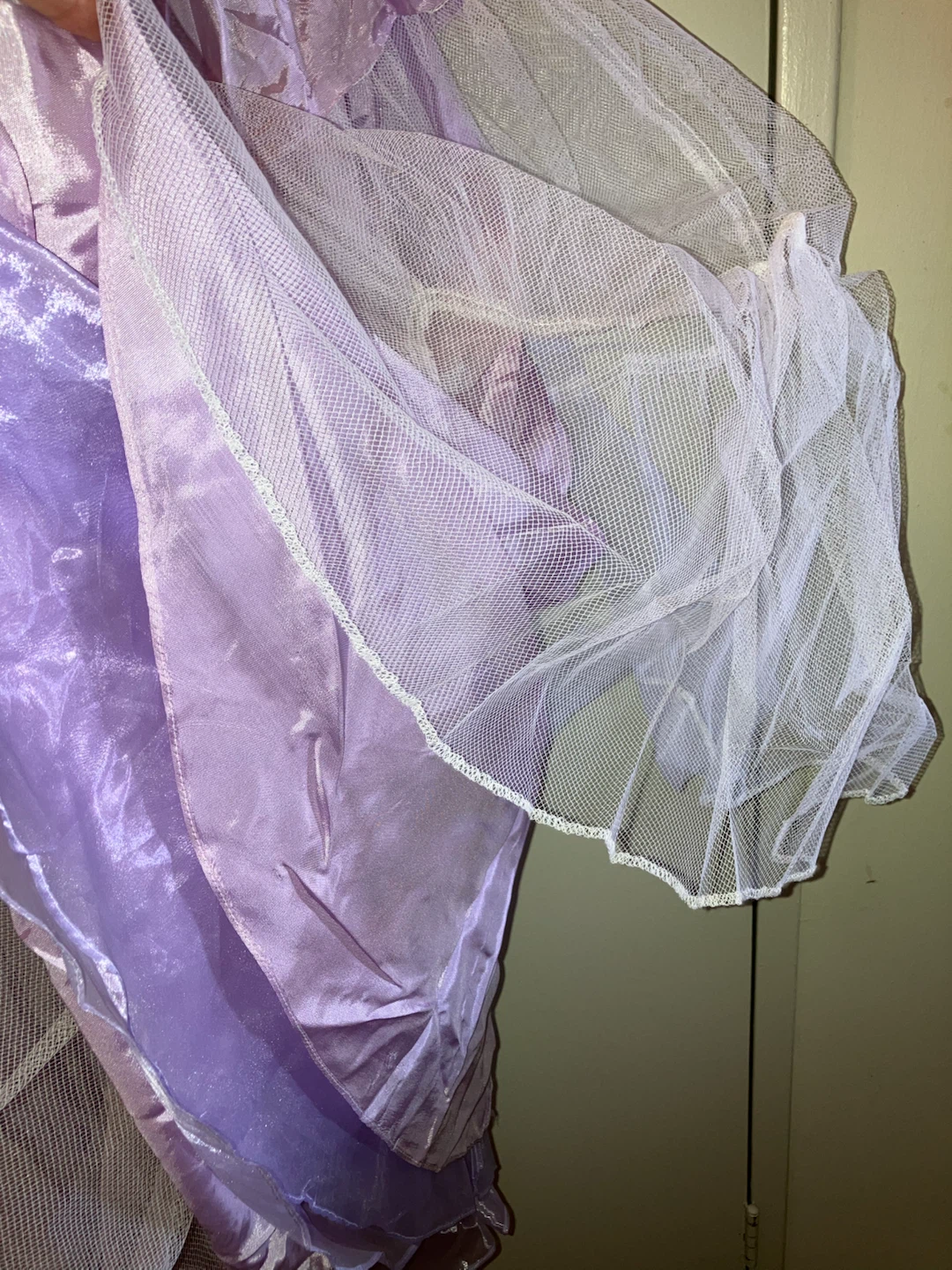 Purple Lace Corset Prom Dress - photo 5