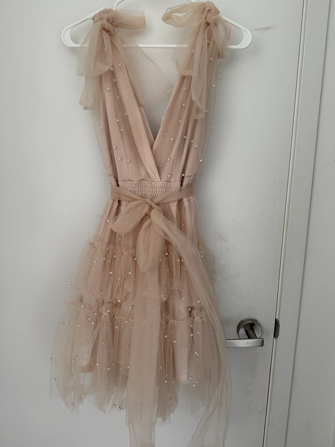 Honey  Embellished Tulle Dress - Size L