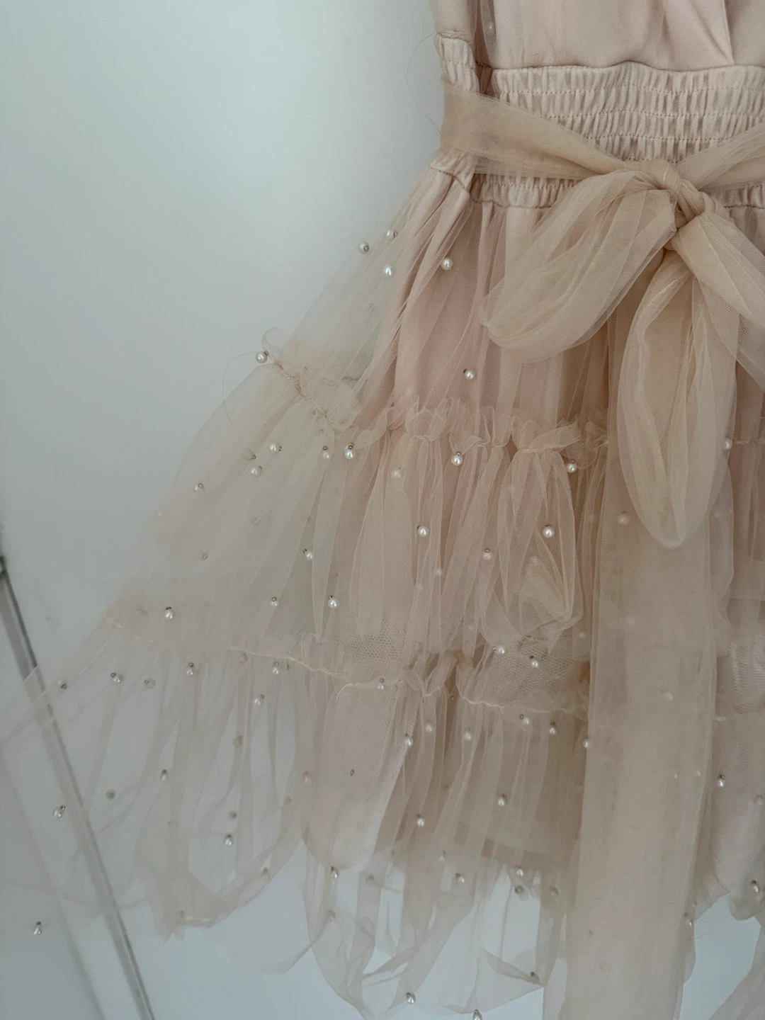 Honey  Embellished Tulle Dress - Size L - photo 2