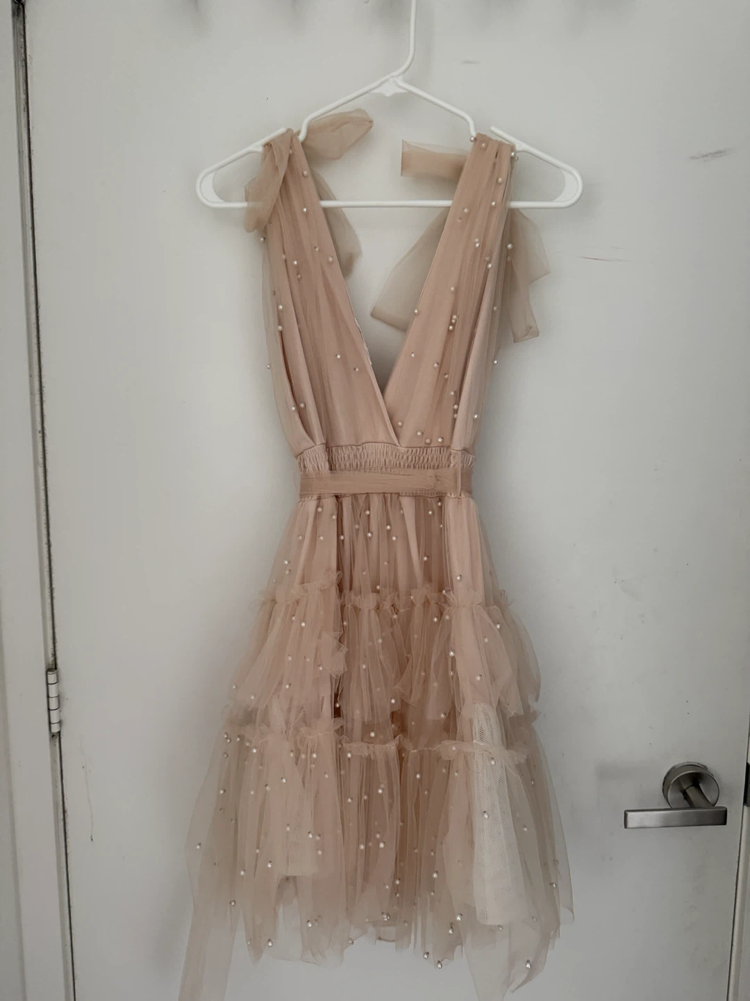 Honey  Embellished Tulle Dress - Size L - photo 3