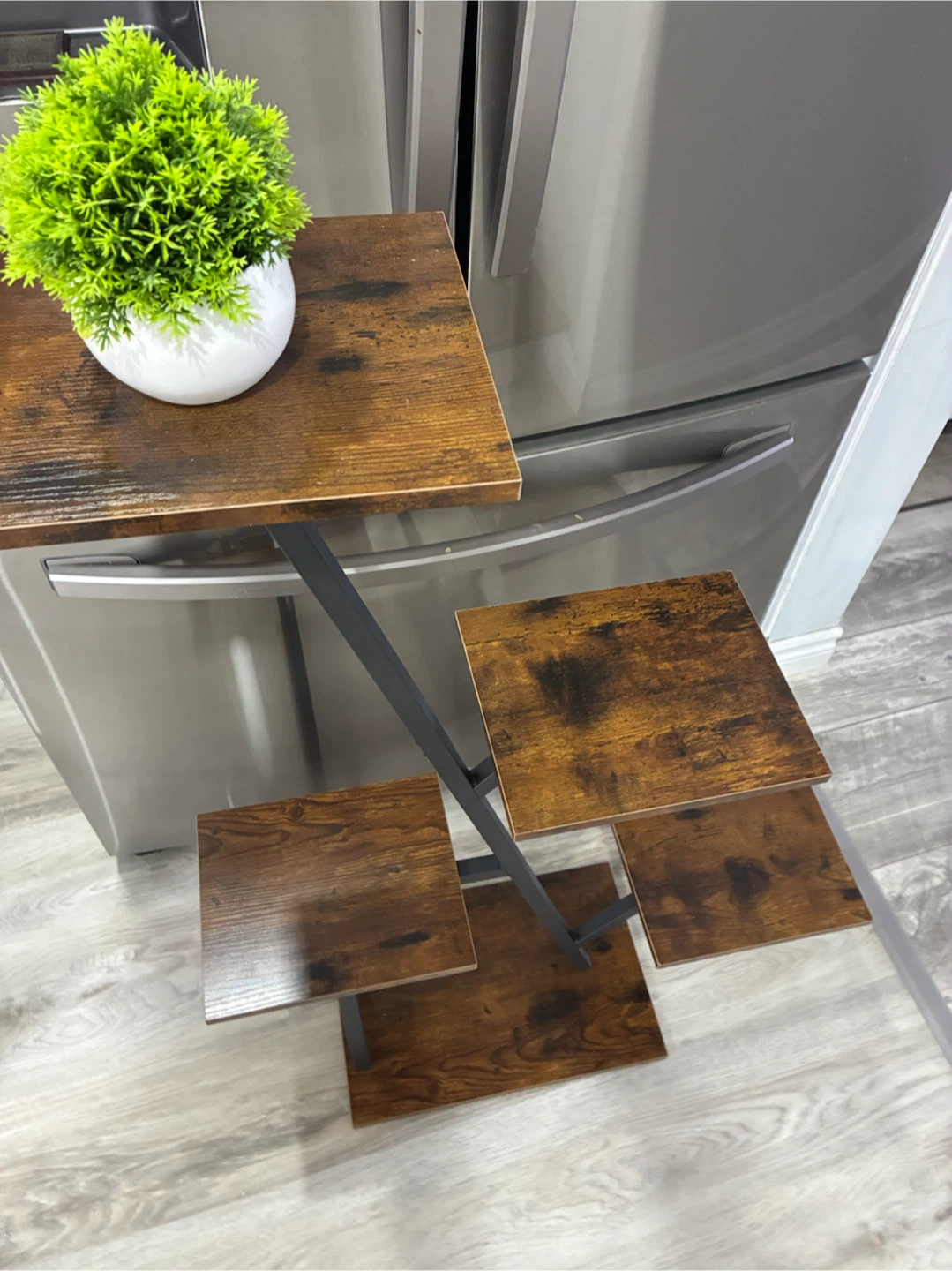 Multi-Tiered Wood Plant Stand - photo 2