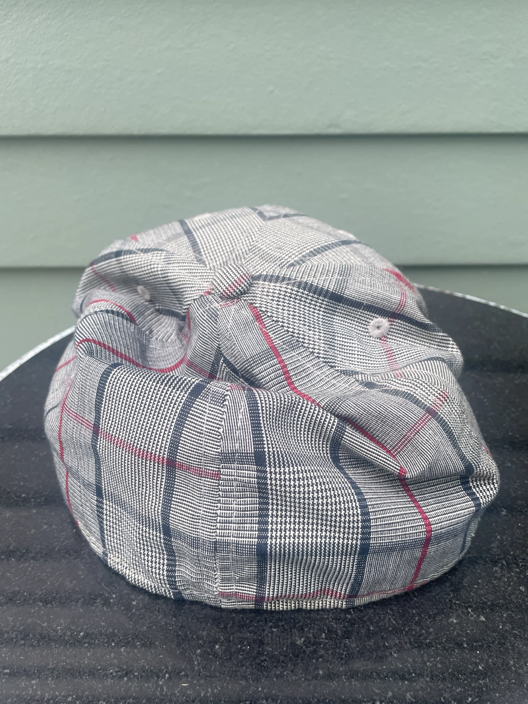 Sitta Plaid Flat Brim Fitted Cap - photo 2