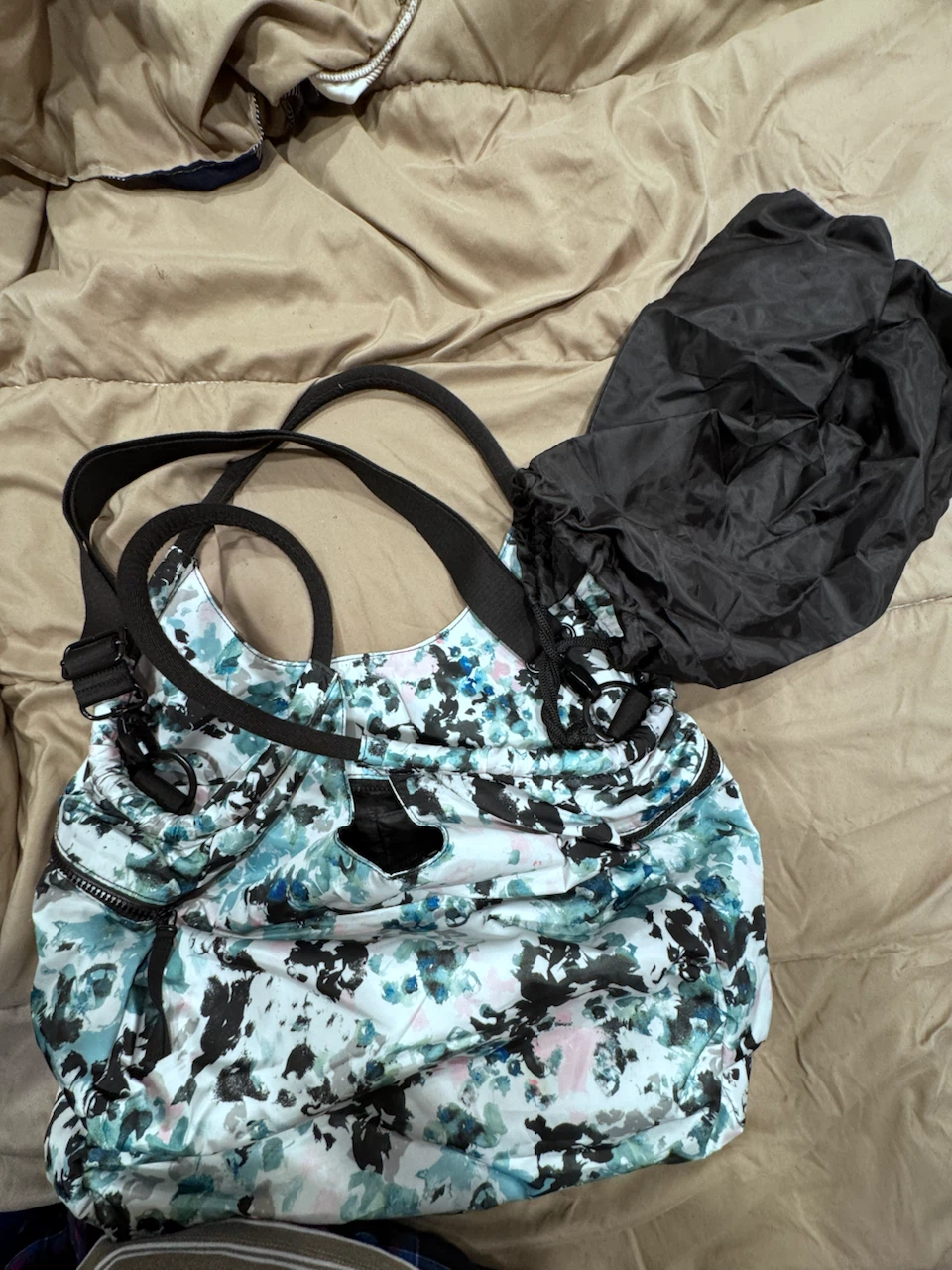 Floral Tote Bag with Pouch - photo 3