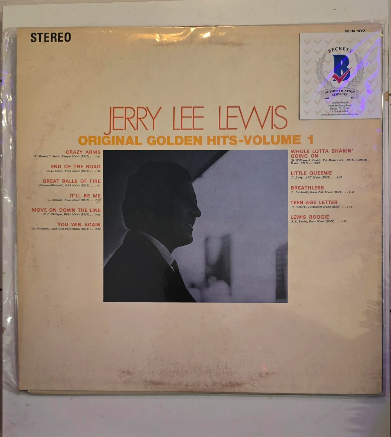 Jerry Lee Lewis Original Golden Hits Volume 1 Vinyl Record - photo 2