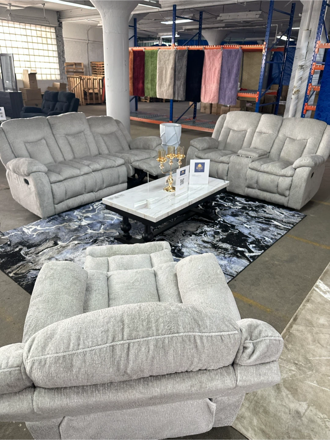 Love seat & sofa & recliner