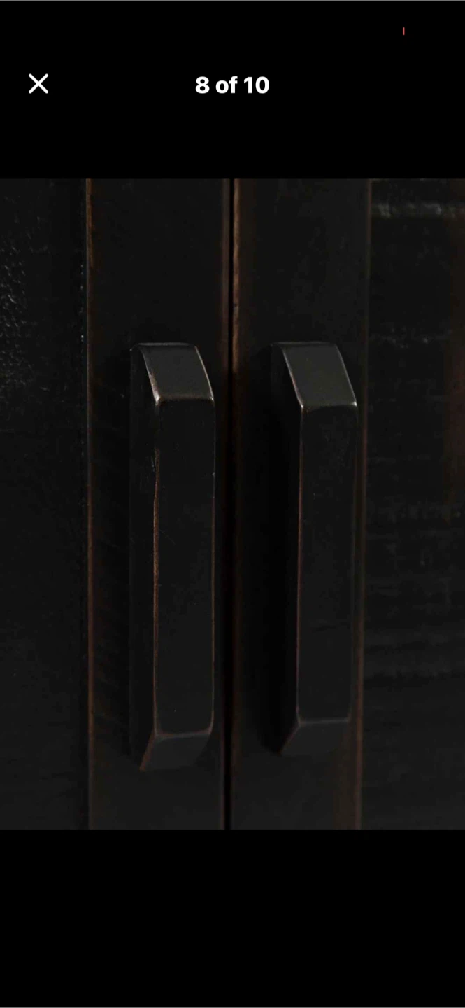 Laurel Foundry Dark Wood Media Console with Sliding Barn Doors - photo 3