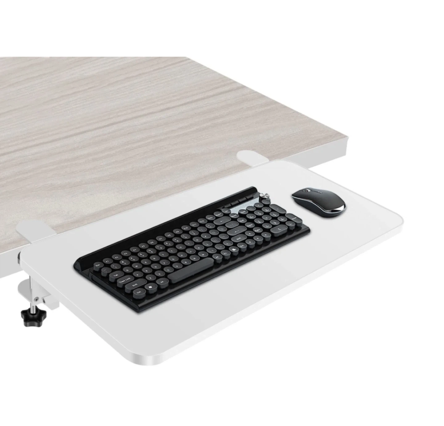 Desk Extender Tray Space-Saving Mount Armrest