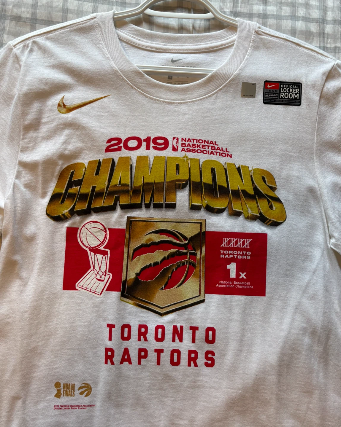 ✨✨Nike Toronto Raptors 2019 NBA Champions T-Shirt - photo 2
