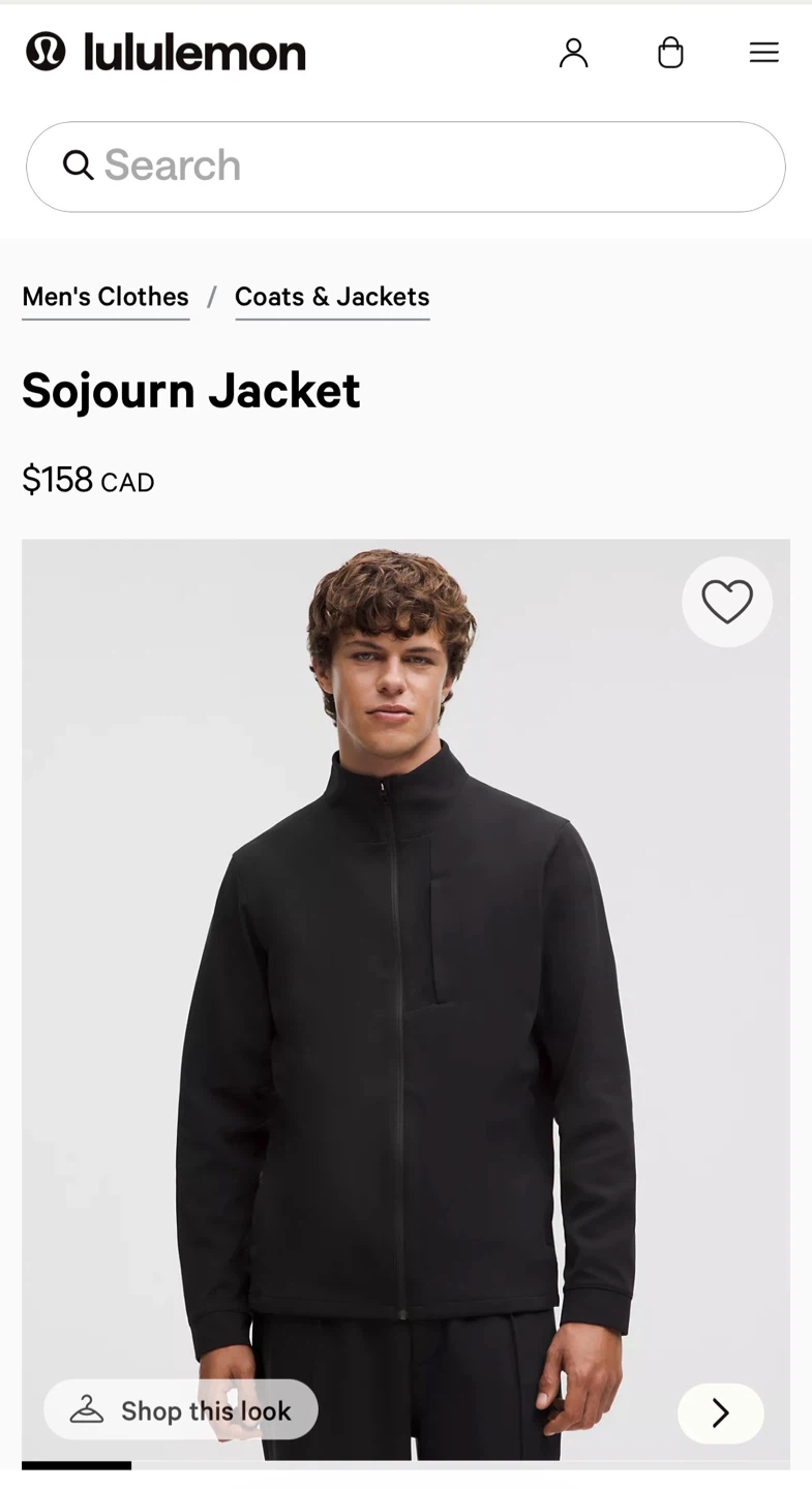 Lululemon Sojourn Jacket men's 158$ - photo 4