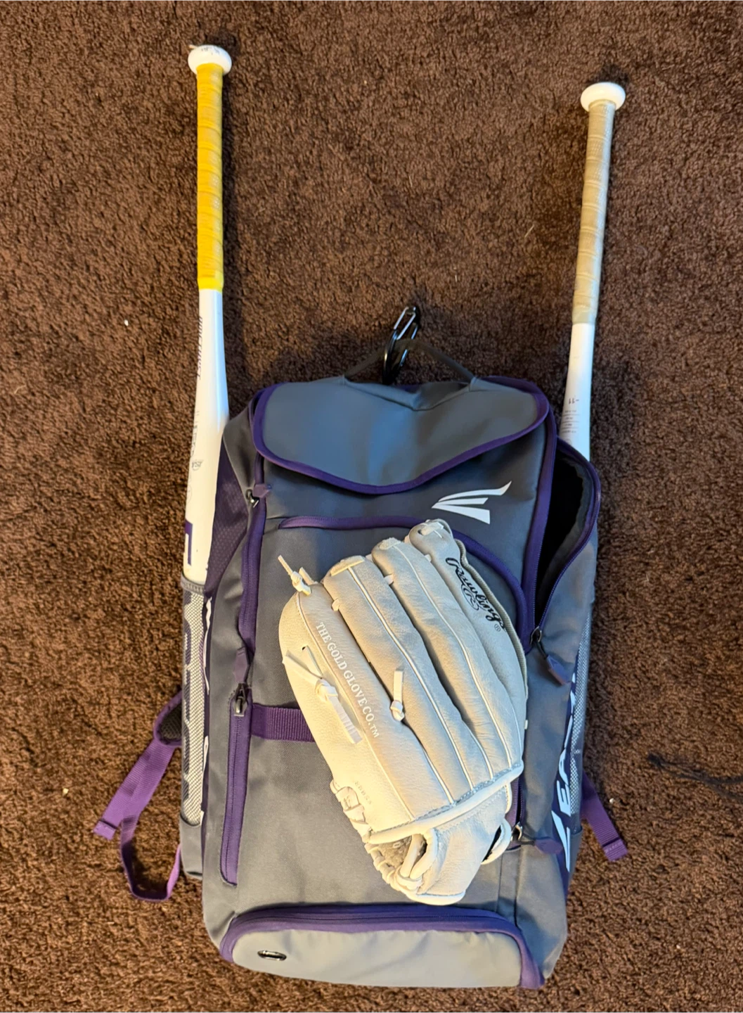 Easton & Marucci Softball/Baseball Gear Set w/ Bats & Backpack