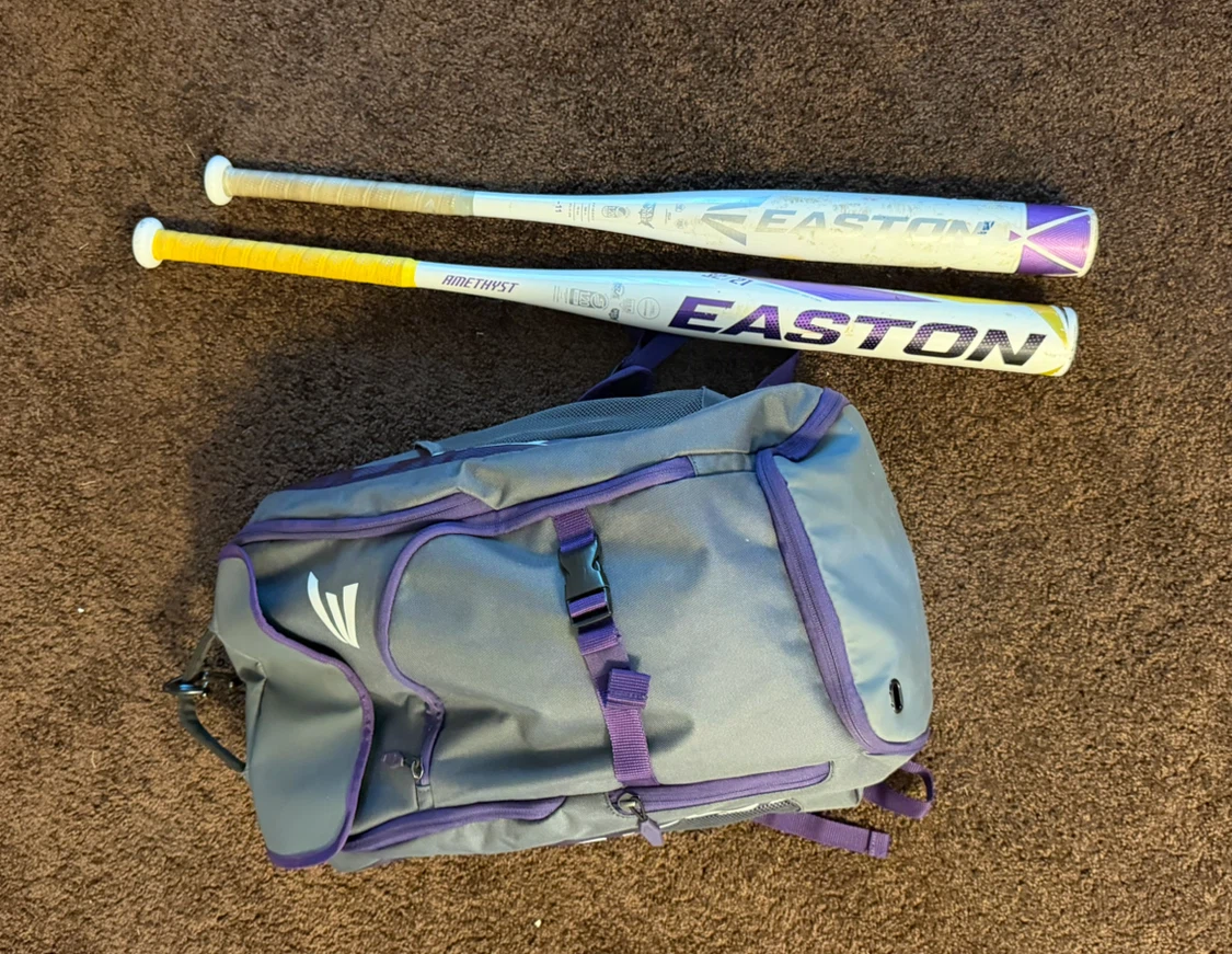 Easton & Marucci Softball/Baseball Gear Set w/ Bats & Backpack - photo 3