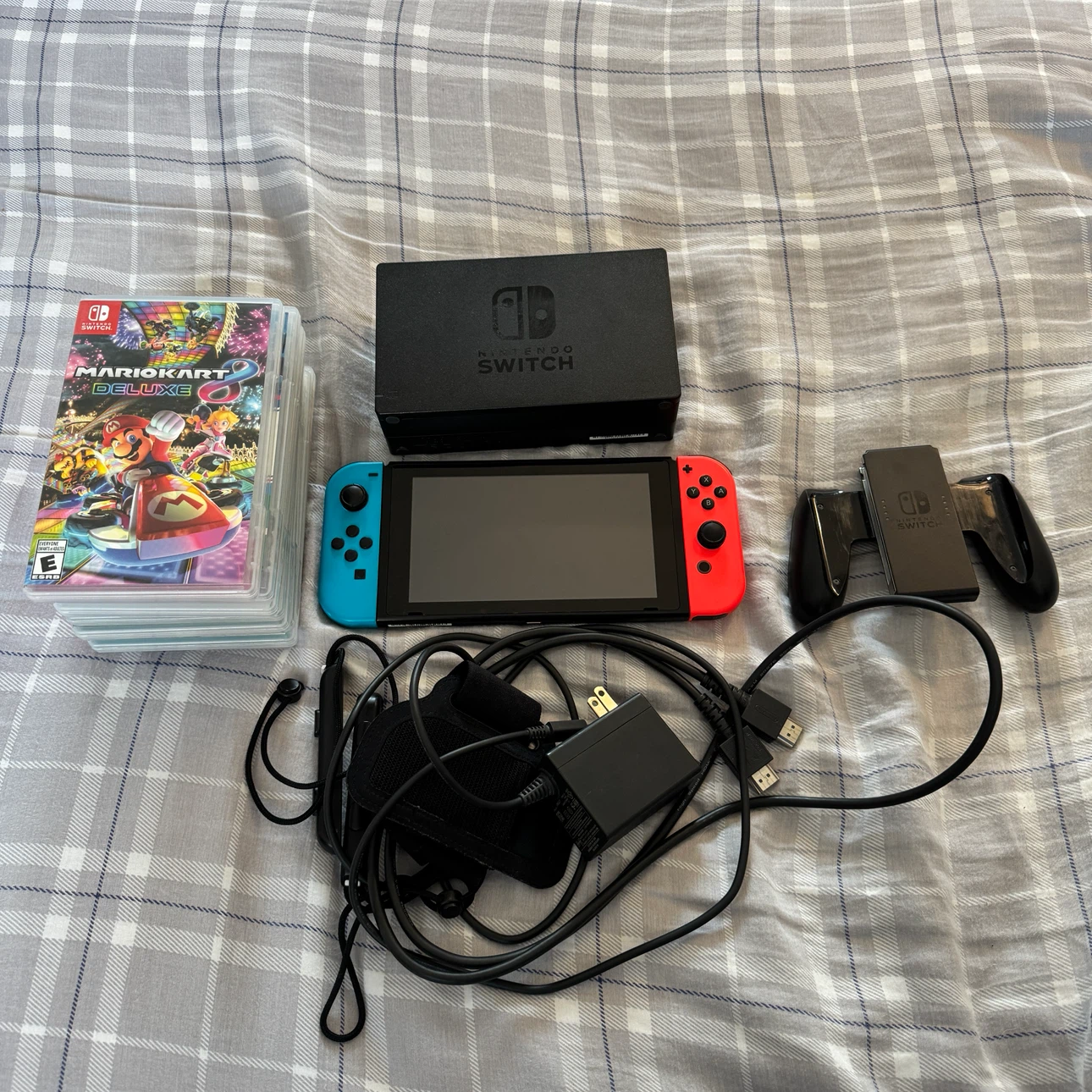 Nintendo Switch with 9 Games