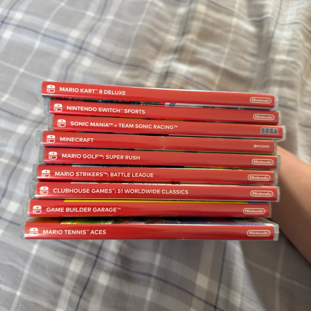 Nintendo Switch with 9 Games - photo 5