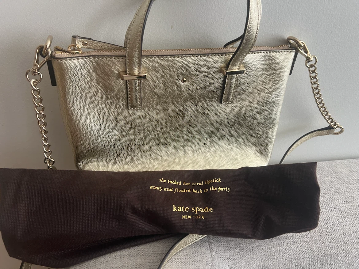 Kate Spade Gold Medium Tote Bag - photo 2