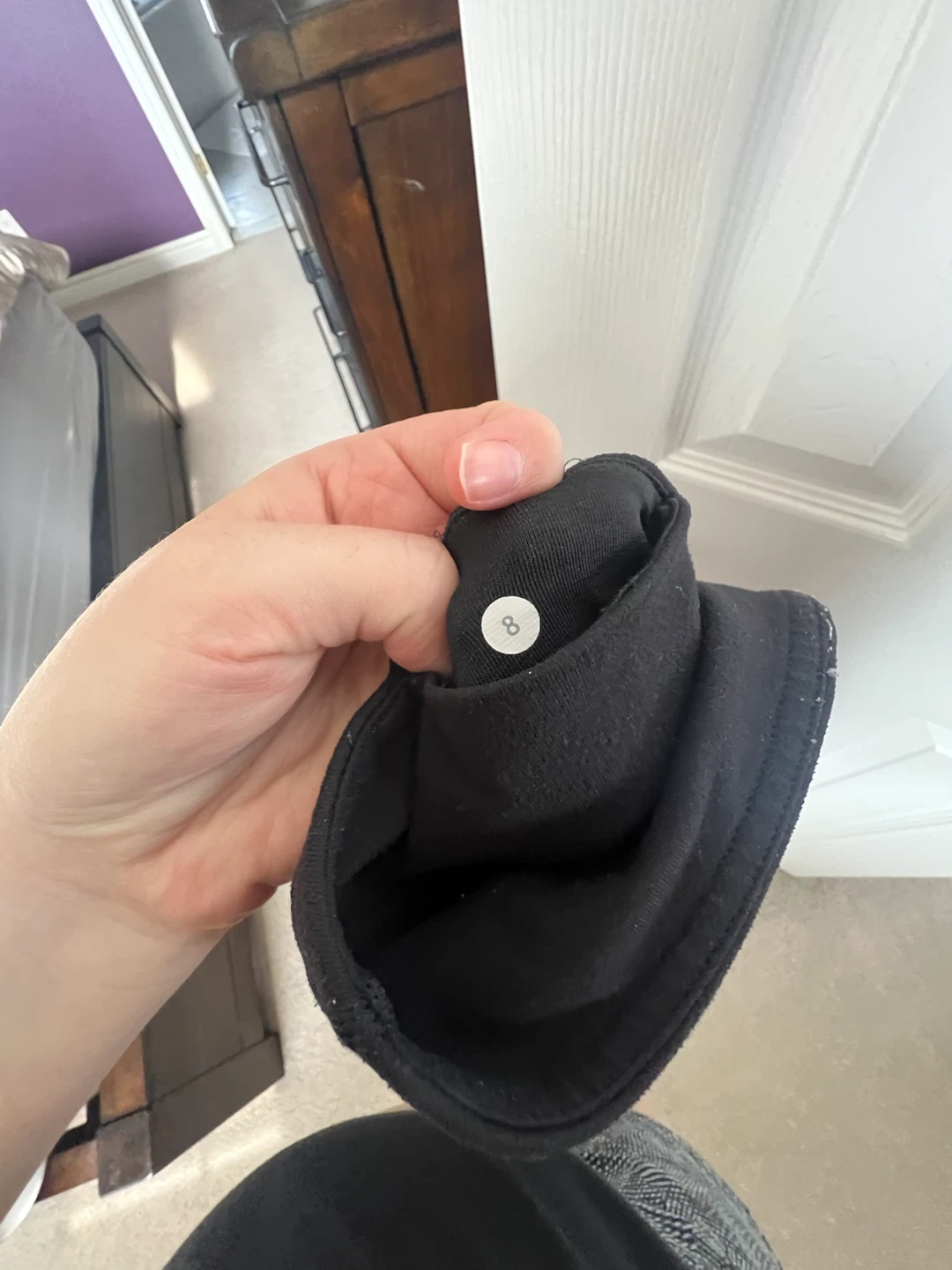 Size 8 full length black lulu leggings - photo 3