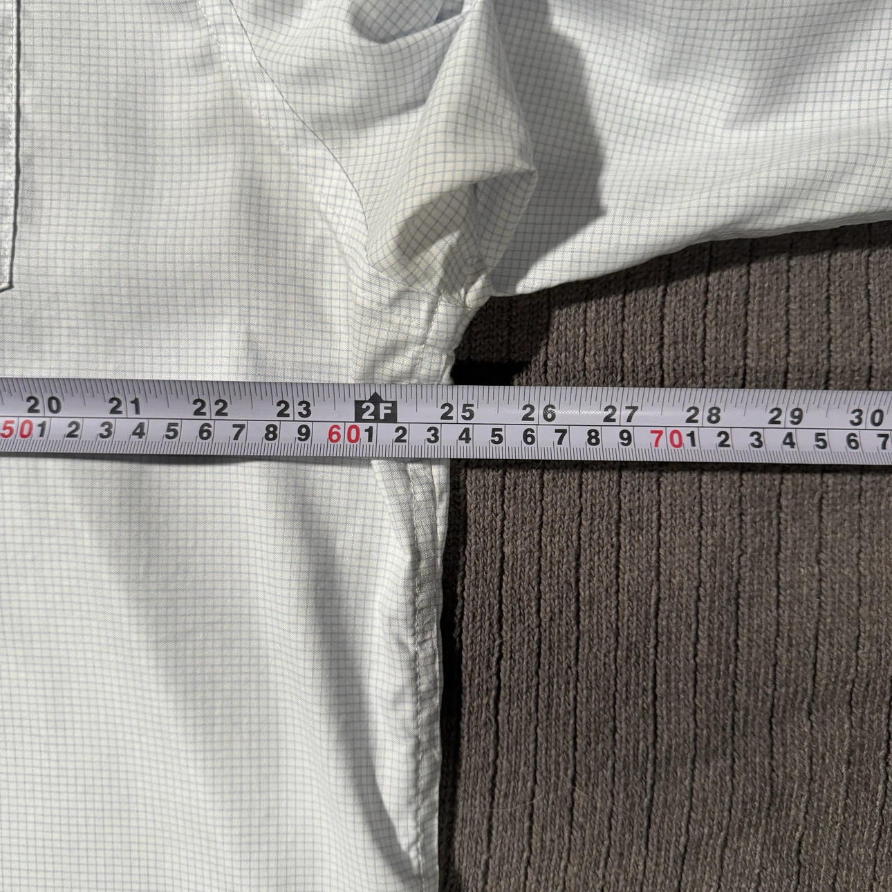 Banana Republic Linen Dress Shirt Size XXL - White/Blue - photo 5