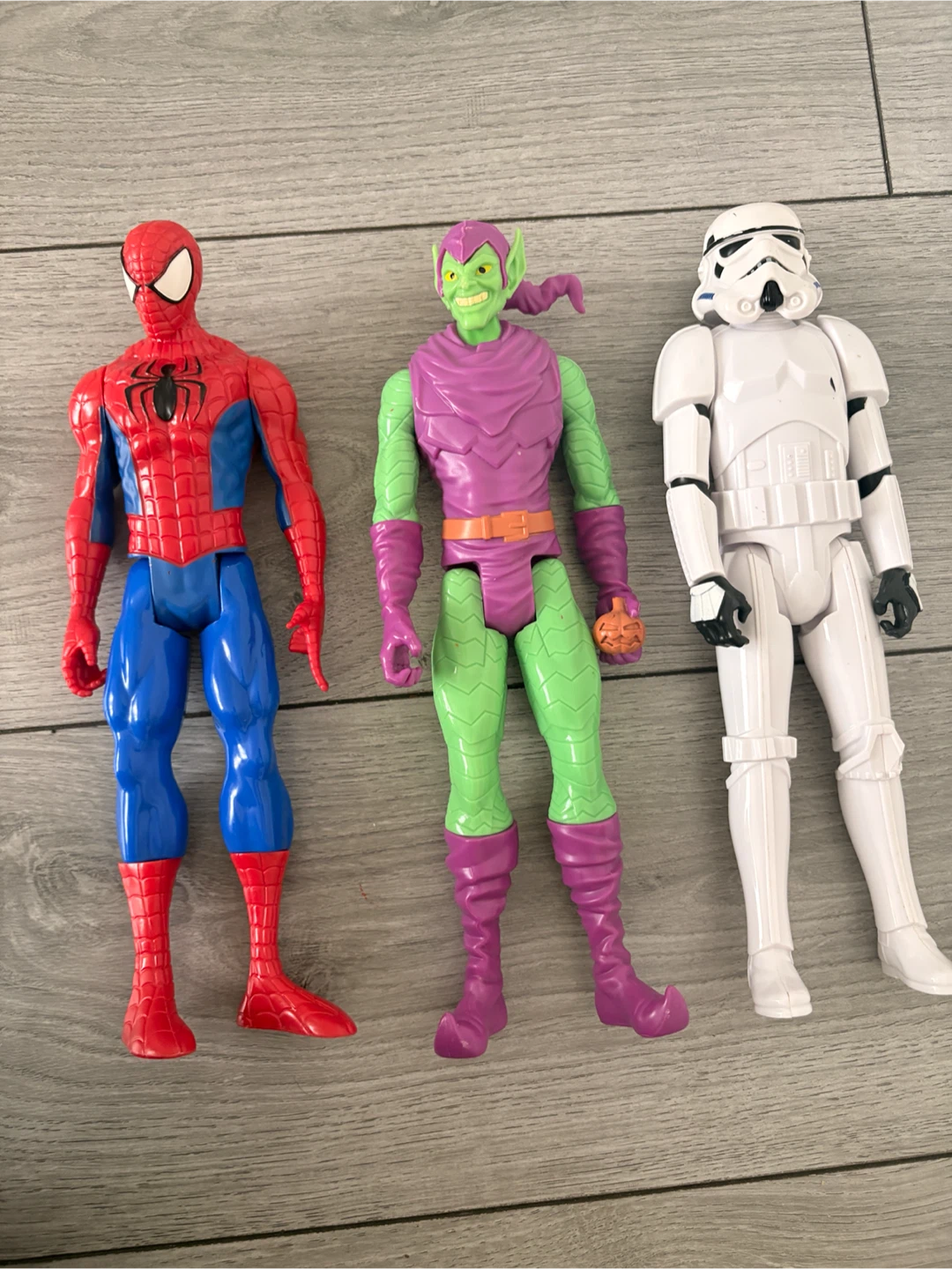Spider-Man & Green Goblin & Star Wars Stormtrooper