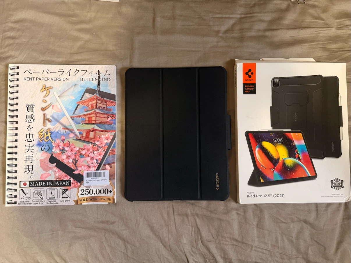 iPad Pro 12.9 inch 128 GB WiFi (5th gen), Boxes, Charger, Case - photo 2