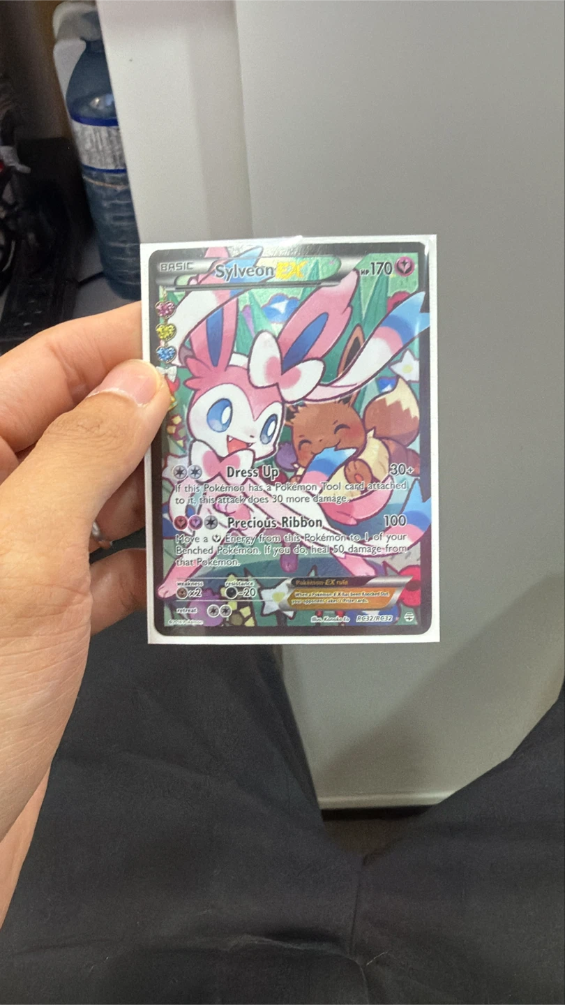 Pokemon Trading Cards - Totodile, Ampharos, Sylveon EX - photo 2