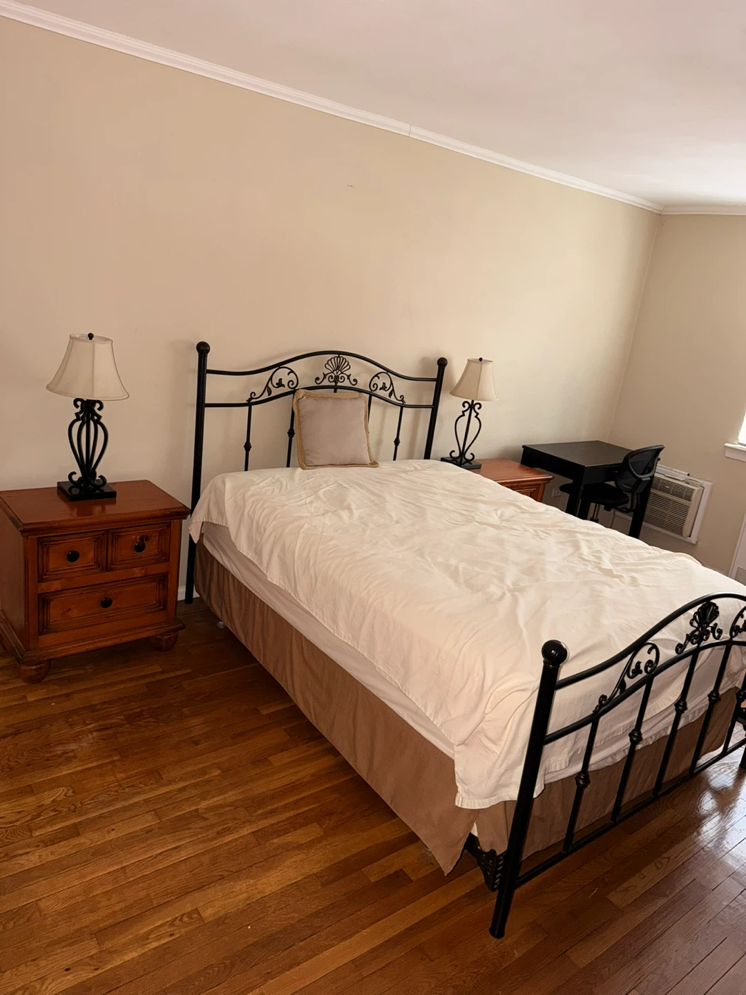Wooden Armoire, Dresser, and bedside table with drawers - photo 5